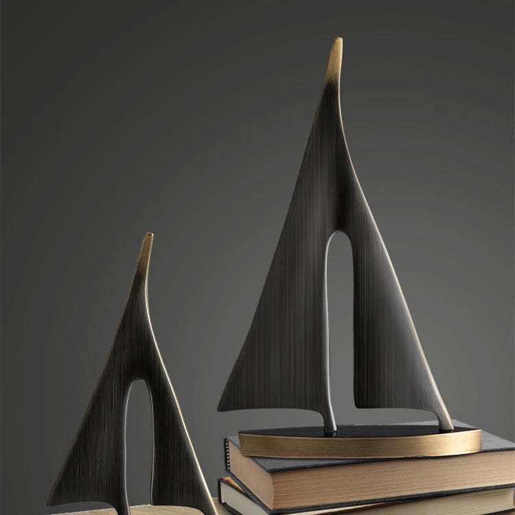 Modern Smooth Sailing Sculpture
