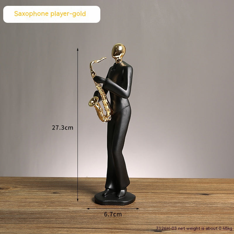 Minimalist Band Figurines — Modern Music Character Ornament