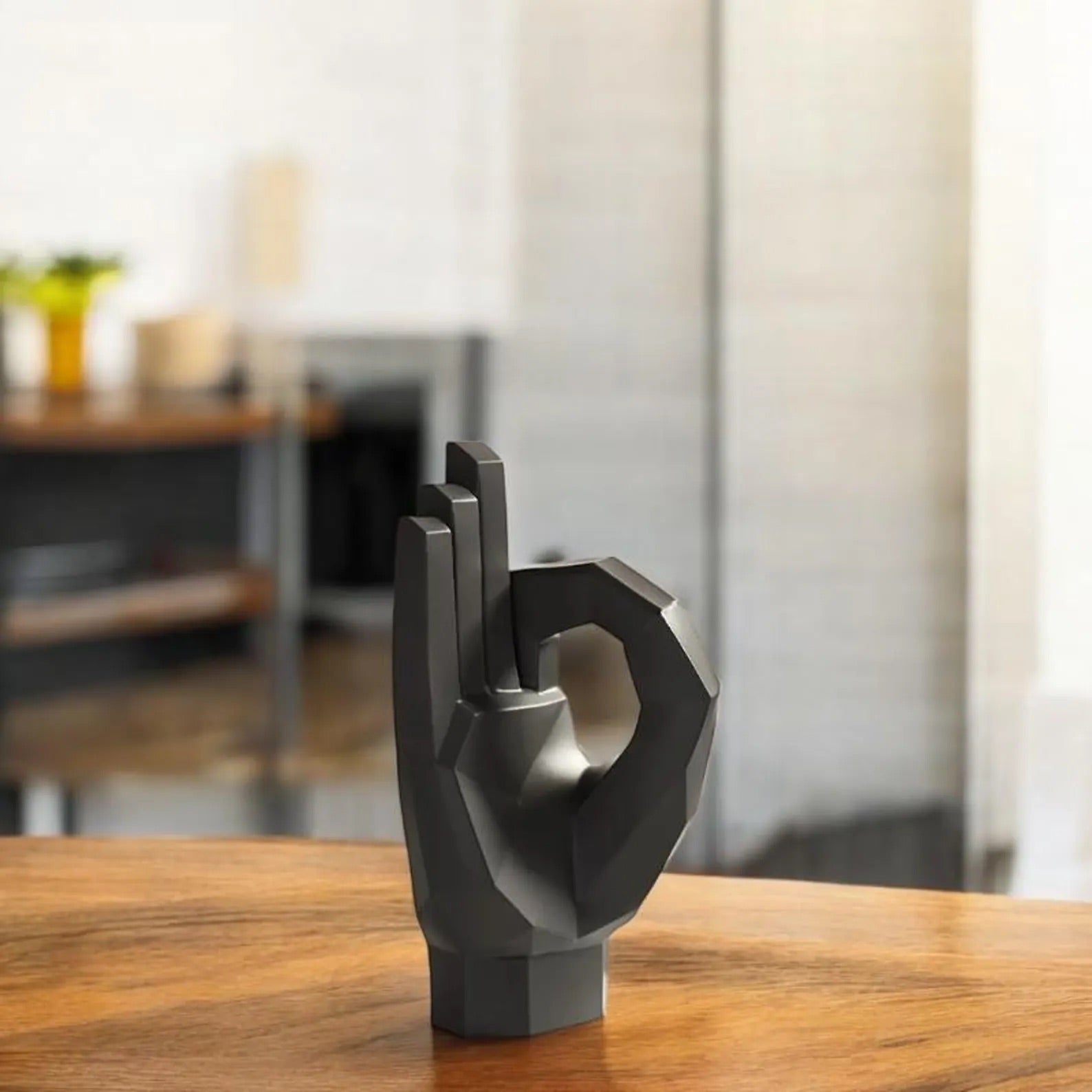 Gesture Icons Sculpture Set — Contemporary Resin Art for Creative Spaces