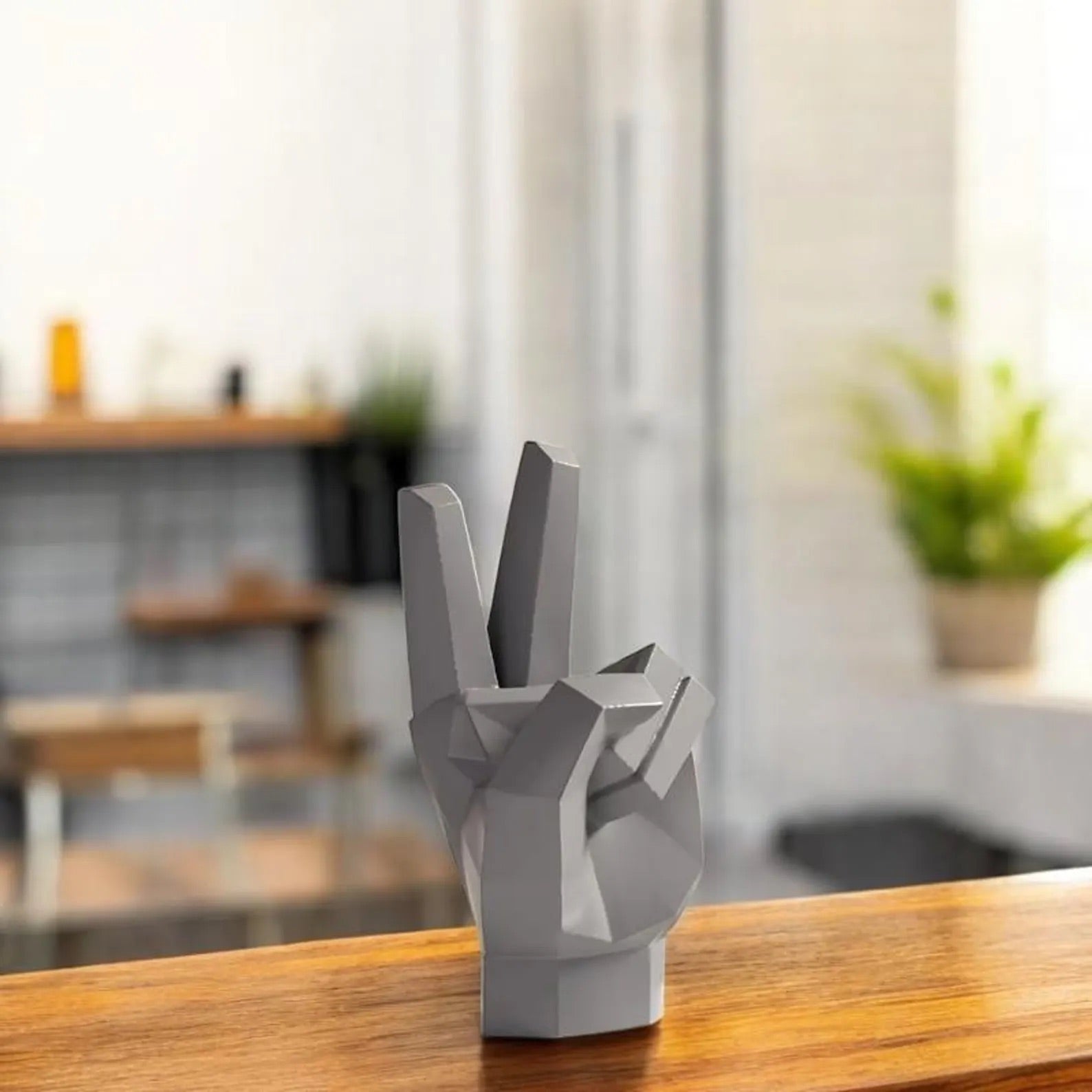 Gesture Icons Sculpture Set — Contemporary Resin Art for Creative Spaces