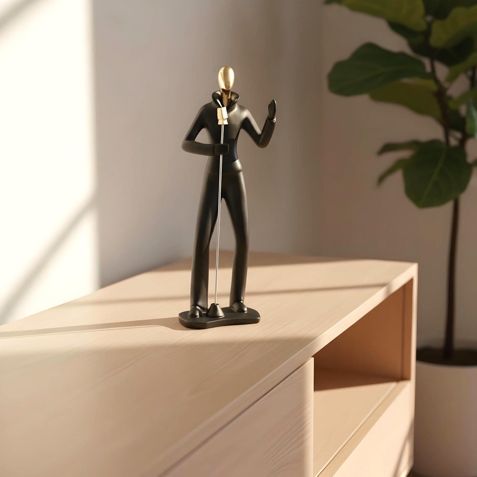 Minimalist Band Figurines — Modern Music Character Ornament