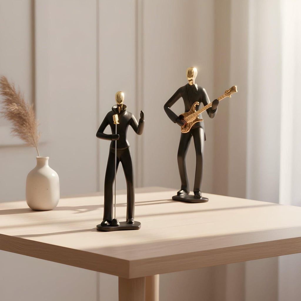 Minimalist Band Figurines — Modern Music Character Ornament
